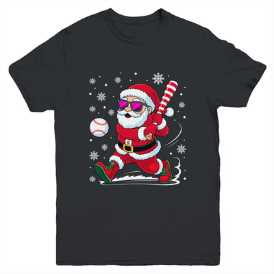 Funny Santa Baseball Christmas Xmas Men Boy Santa Holiday Youth Shirt | siriusteestore