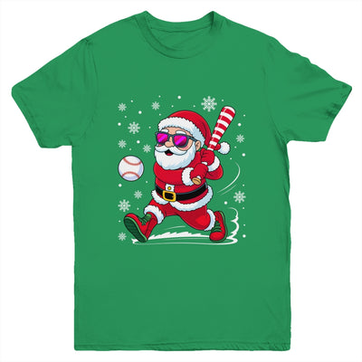 Funny Santa Baseball Christmas Xmas Men Boy Santa Holiday Youth Shirt | siriusteestore