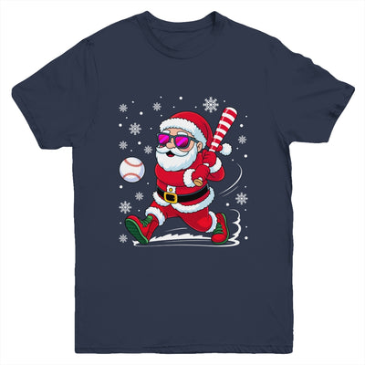 Funny Santa Baseball Christmas Xmas Men Boy Santa Holiday Youth Shirt | siriusteestore