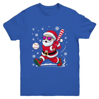 Funny Santa Baseball Christmas Xmas Men Boy Santa Holiday Youth Shirt | siriusteestore