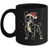 Funny Santa Boston Terrier Retriever Christmas Lights Dog Lover Mug | siriusteestore
