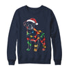 Funny Santa Boxer Retriever Christmas Lights Dog Lover Shirt & Sweatshirt | siriusteestore
