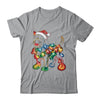 Funny Santa Bull Terrier Retriever Christmas Lights Dog Lover Shirt & Sweatshirt | siriusteestore