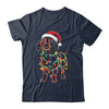 Funny Santa Dachshund Retriever Christmas Lights Dog Lover Shirt & Sweatshirt | siriusteestore