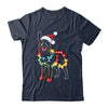 Funny Santa German Shepherd Retriever Christmas Lights Dog Lover Shirt & Sweatshirt | siriusteestore