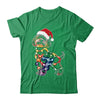Funny Santa Poodle Retriever Christmas Lights Dog Lover Shirt & Sweatshirt | siriusteestore