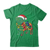 Funny Santa Pug Retriever Christmas Lights Dog Lover Shirt & Sweatshirt | siriusteestore