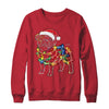Funny Santa Pug Retriever Christmas Lights Dog Lover Shirt & Sweatshirt | siriusteestore