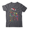Funny Santa Rottweiler Retriever Christmas Lights Dog Lover Shirt & Sweatshirt | siriusteestore