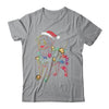 Funny Santa Rottweiler Retriever Christmas Lights Dog Lover Shirt & Sweatshirt | siriusteestore