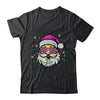 Funny Santa With Sunglasses Christmas Pink Women Girls Kids Shirt & Sweatshirt | siriusteestore