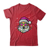 Funny Santa With Sunglasses Christmas Pink Women Girls Kids Shirt & Sweatshirt | siriusteestore