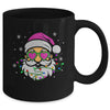 Funny Santa With Sunglasses Christmas Pink Women Girls Kids Mug | siriusteestore