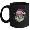 Funny Santa With Sunglasses Christmas Pink Women Girls Kids Mug | siriusteestore