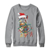 Funny Santa Yorkie Retriever Christmas Lights Dog Lover Shirt & Sweatshirt | siriusteestore