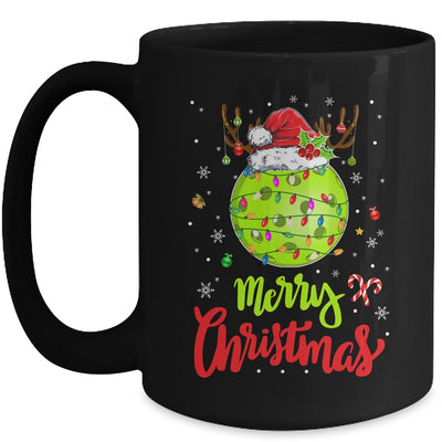 Funny Santas Pickleball Player Christmas Merry Pickleball Mug | siriusteestore