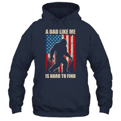 Funny Sasquatch A Dad Like Me Is Hard To Find Flag Bigfoot Shirt & Hoodie | siriusteestore