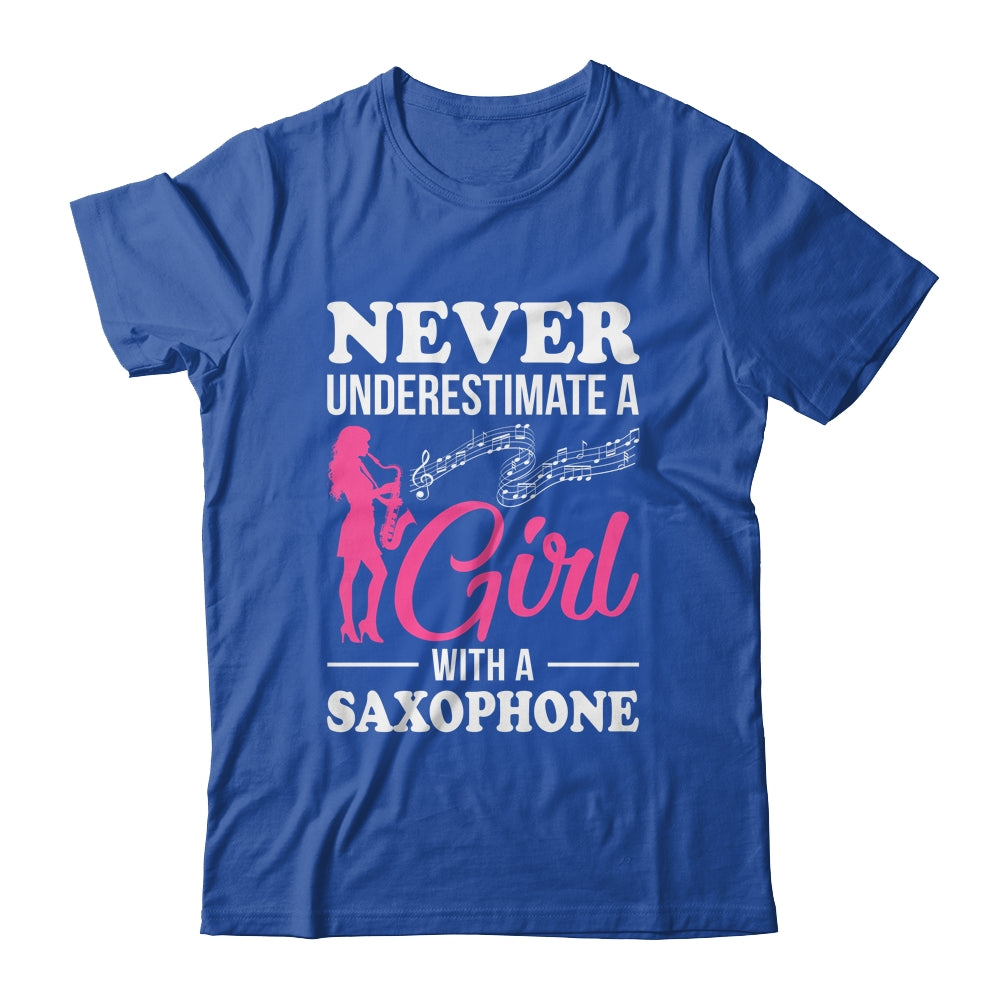 Funny Saxophone Design For Girl With A Saxophonist Sax Lover Shirt & Tank Top | siriusteestore