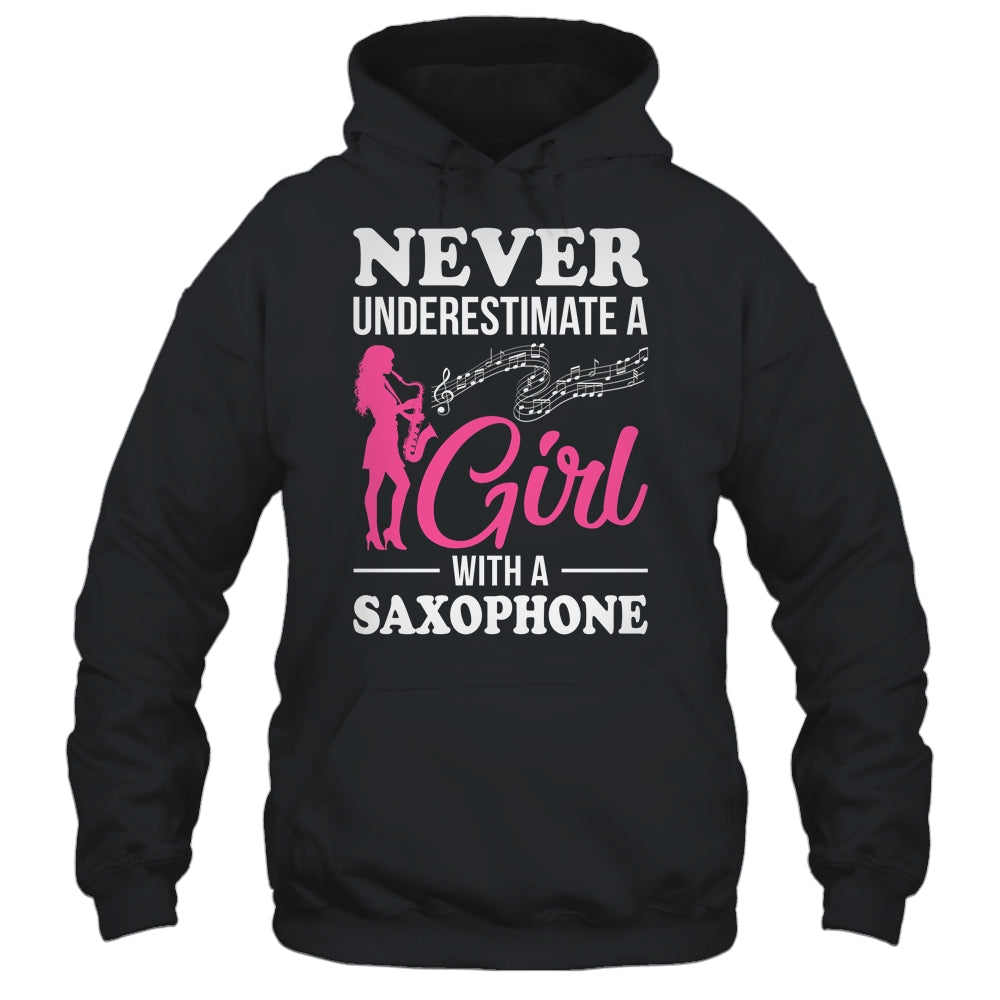 Funny Saxophone Design For Girl With A Saxophonist Sax Lover Shirt & Tank Top | siriusteestore