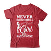 Funny Saxophone Design For Girls Women Saxophonist Sax Lover Shirt & Tank Top | siriusteestore