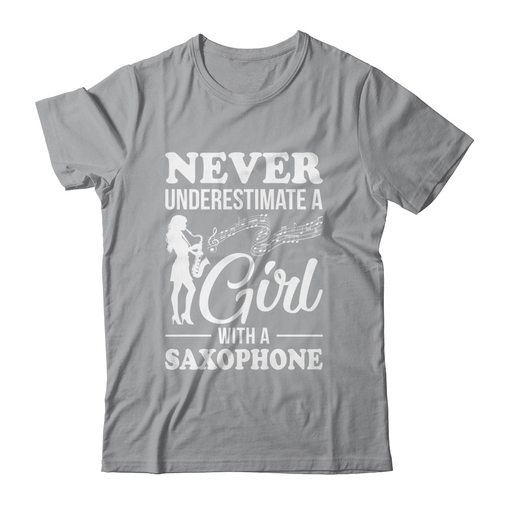 Funny Saxophone Design For Girls Women Saxophonist Sax Lover Shirt & Tank Top | siriusteestore