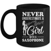 Funny Saxophone Design For Girls Women Saxophonist Sax Lover Mug | siriusteestore