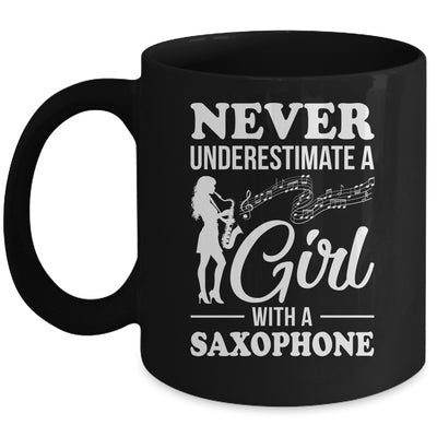 Funny Saxophone Design For Girls Women Saxophonist Sax Lover Mug | siriusteestore