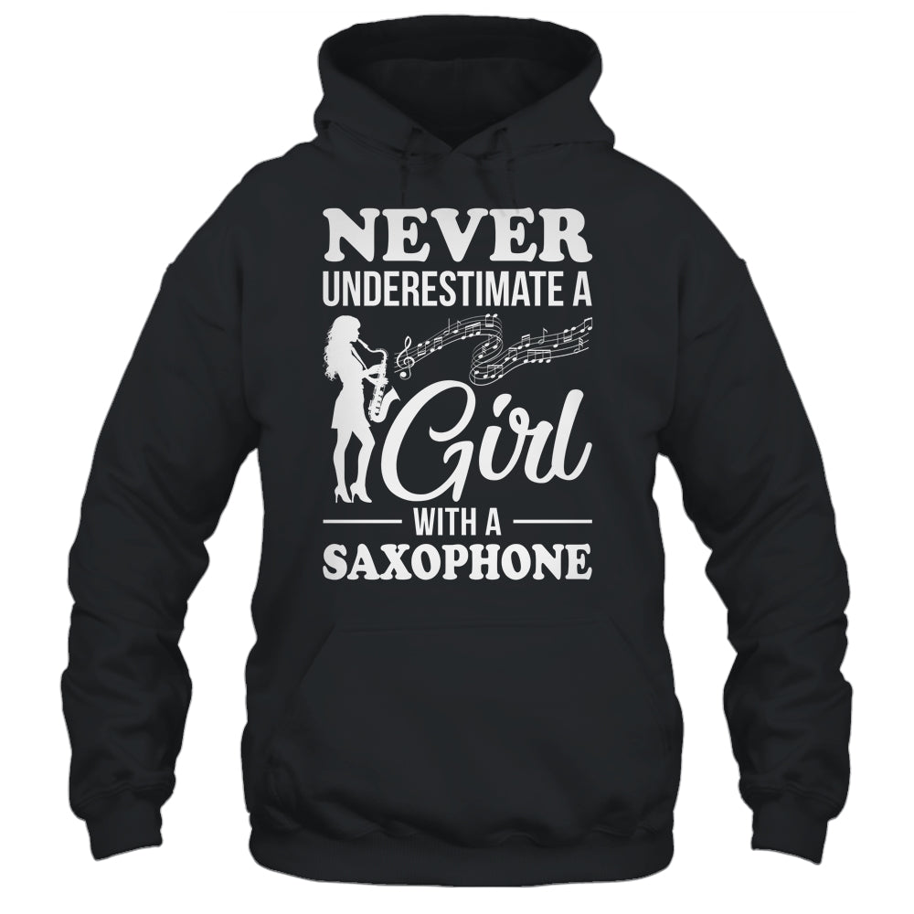 Funny Saxophone Design For Girls Women Saxophonist Sax Lover Shirt & Tank Top | siriusteestore
