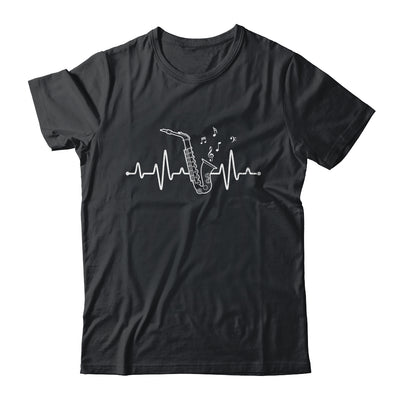 Funny Saxophone Heartbeat Design For Men Women Player Music Shirt & Hoodie | siriusteestore