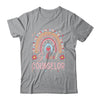 Funny School Counselor Rainbow Leopard Print Women Shirt & Hoodie | siriusteestore