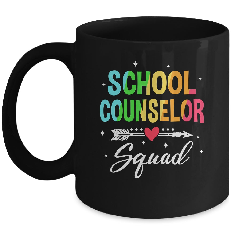 Funny School Counselor Squad Welcome Back To School Mug | siriusteestore