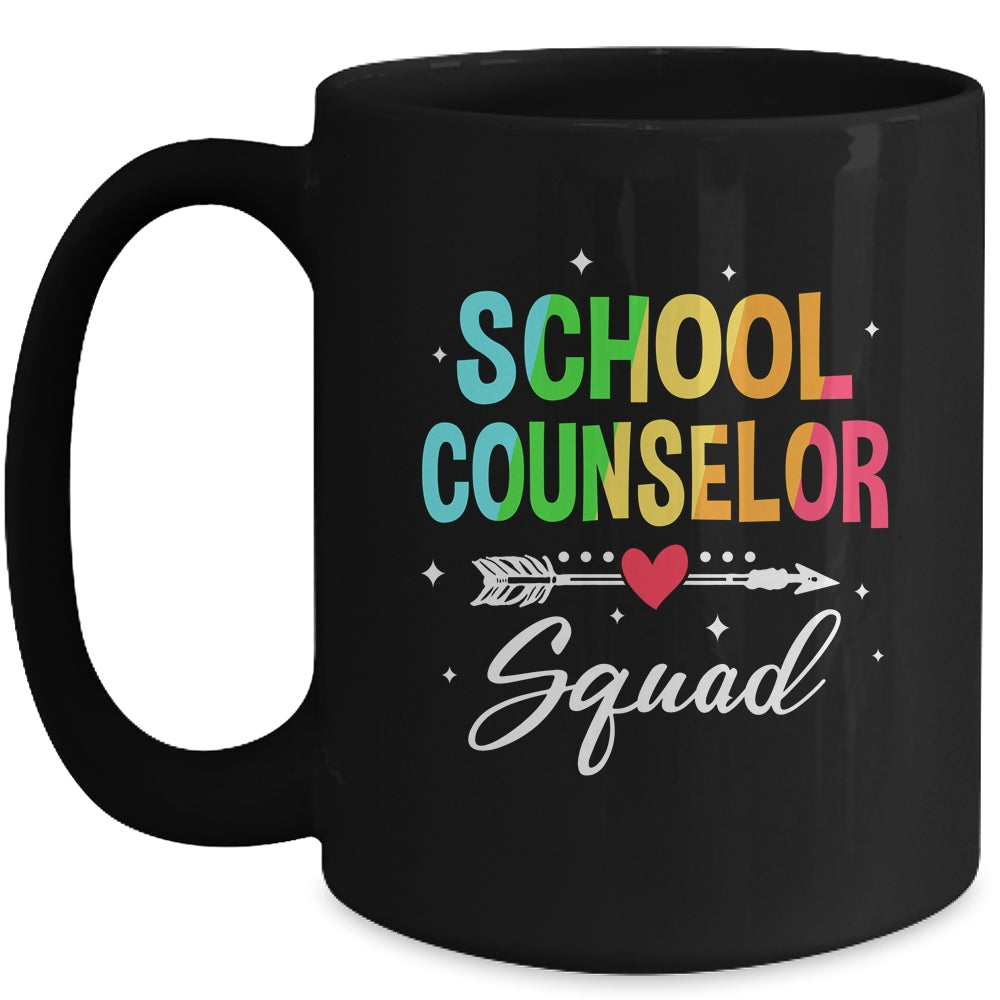 Funny School Counselor Squad Welcome Back To School Mug | siriusteestore