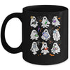 Funny Science Teacher Costume Halloween Ghost Laboratory Mug | siriusteestore