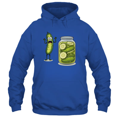 Funny Screaming Pickle Cucumber Jar Joke Pickles Shirt & Tank Top | siriusteestore