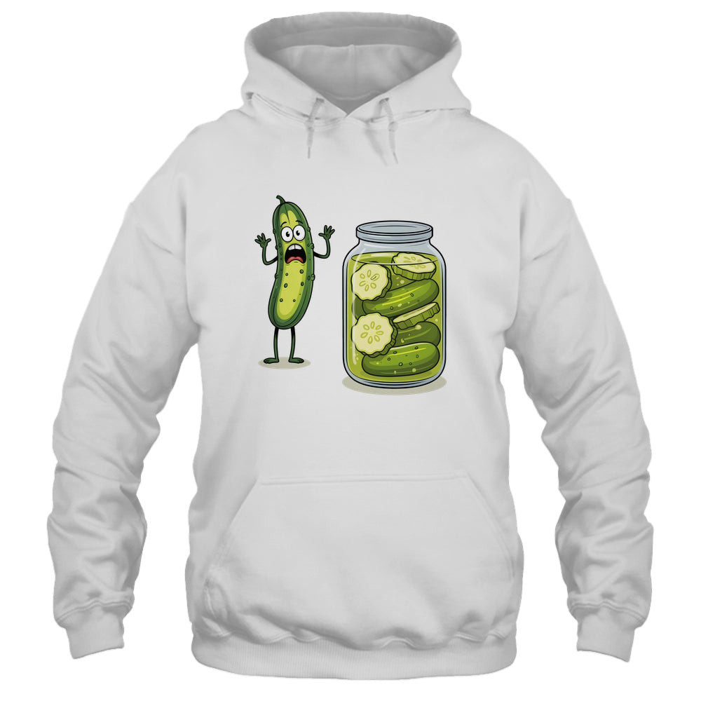 Funny Screaming Pickle Cucumber Jar Joke Pickles Shirt & Tank Top | siriusteestore