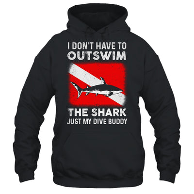 Funny Scuba Diving Design For Men Women Shark Diving Buddy Shirt & Tank Top | siriusteestore