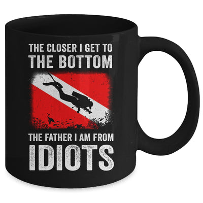 Funny Scuba Diving For Men Women Flag Dive Quote Scuba Diver Mug | siriusteestore