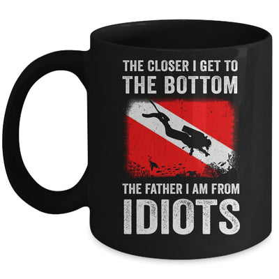 Funny Scuba Diving For Men Women Flag Dive Quote Scuba Diver Mug | siriusteestore