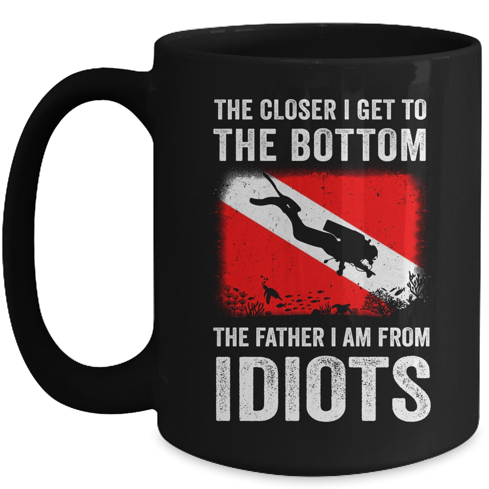 Funny Scuba Diving For Men Women Flag Dive Quote Scuba Diver Mug | siriusteestore