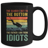 Funny Scuba Diving For Men Women Flag Dive Scuba Diver Retro Mug | siriusteestore