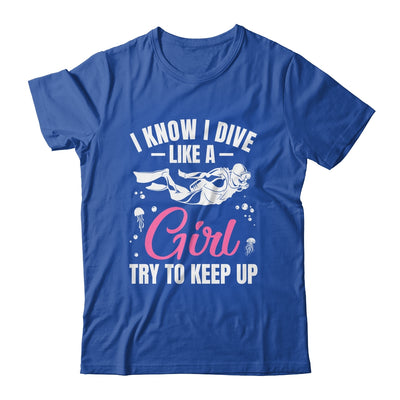 Funny Scuba Diving For Women Girls Rescue Diver Ocean Divers Shirt & Tank Top | siriusteestore