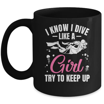 Funny Scuba Diving For Women Girls Rescue Diver Ocean Divers Mug | siriusteestore