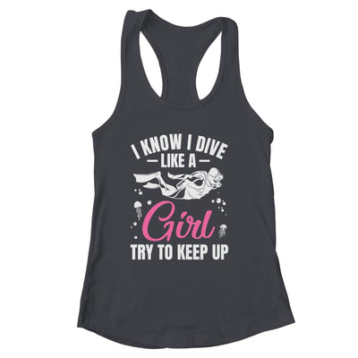 Funny Scuba Diving For Women Girls Rescue Diver Ocean Divers Shirt & Tank Top | siriusteestore