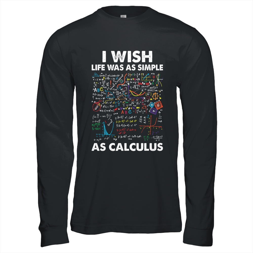 Funny Simple As Calculus For Men Women Teacher Math Joke Shirt & Hoodie | siriusteestore