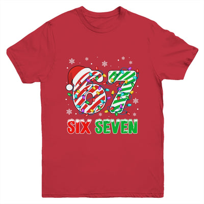 Funny Six Seven 67 Christmas Holiday Boys Girls Kids Xmas Youth Shirt | siriusteestore