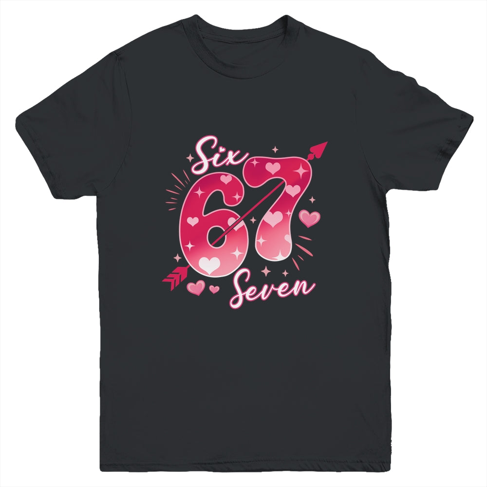 Funny Six Seven 6 7 Meme Fo Women Kids Valentine Girl Youth Shirt | siriusteestore