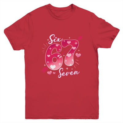 Funny Six Seven 6 7 Meme Fo Women Kids Valentine Girl Youth Shirt | siriusteestore