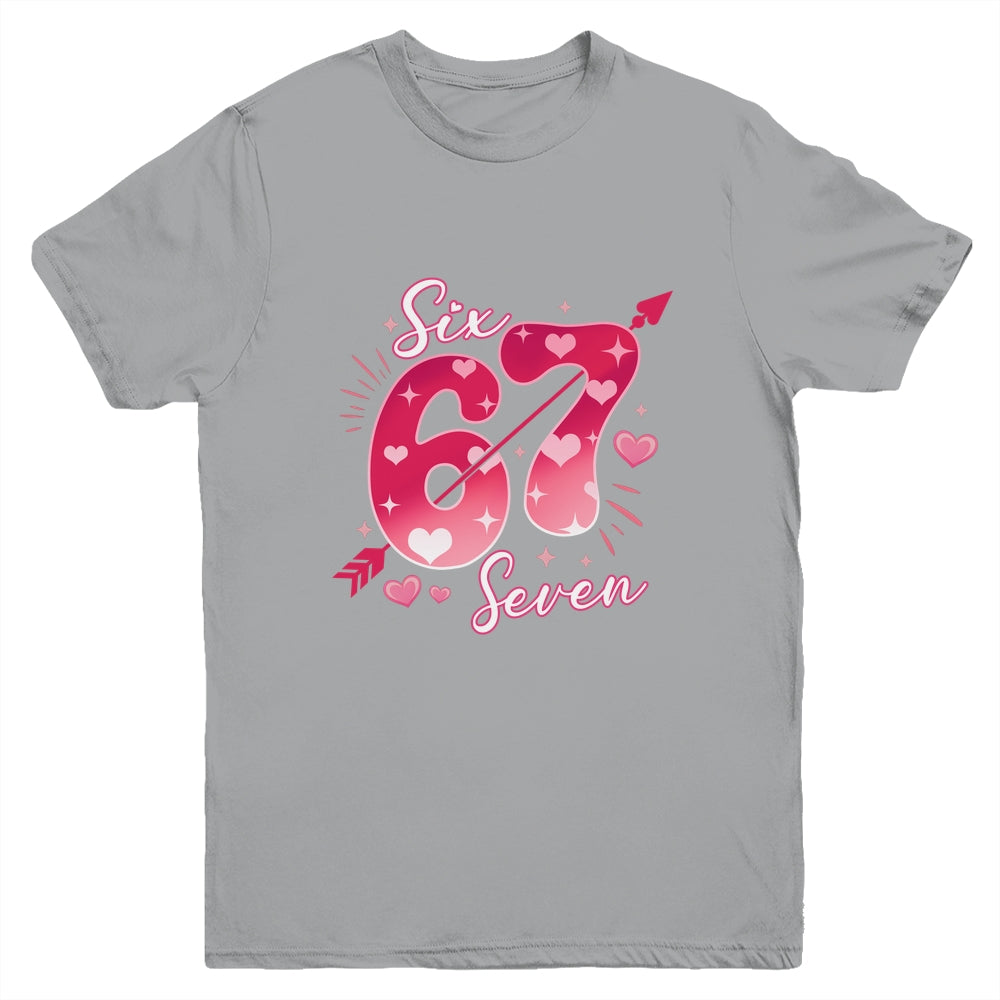 Funny Six Seven 6 7 Meme Fo Women Kids Valentine Girl Youth Shirt | siriusteestore