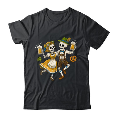 Funny Skeleton Couple Oktoberfest Pretzel Costume Adults Shirt & Hoodie | siriusteestore
