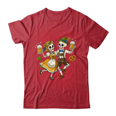 Funny Skeleton Couple Oktoberfest Pretzel Costume Adults Shirt & Hoodie | siriusteestore